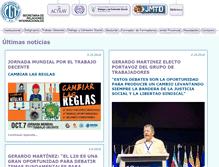 Tablet Screenshot of cgtrainternacional.com.ar